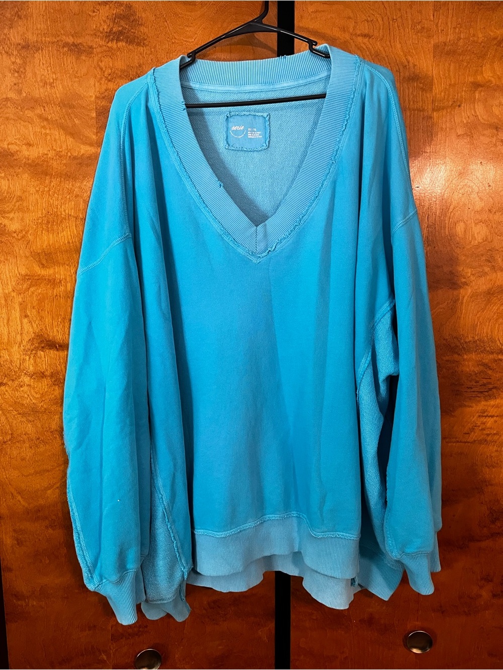 Aerie Every Day Vacay V Neck Sweatshirt (XXL)